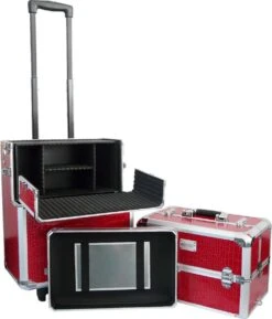 Veronica NAIL-PRODUCTS Aluminium Nagel Trolley 3 In 1 CROCO ROOD, Pedicure, Manicure. Ook Als Sinterklaas Trolley, Trolly, Koffer! 12 Veronica NAIL-PRODUCTS Aluminium Nagel Trolley 3 In 1 CROCO ROOD, Pedicure, Manicure. Ook Als Sinterklaas Trolley, Trolly, Koffer! -Cosmeticawinkel 1027x1200 9