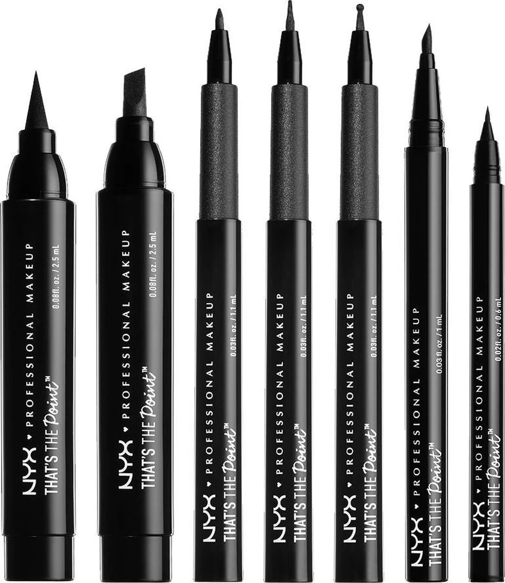 NYX Professional Makeup - That's The Point Eyeliner - Hella Fine 7 NYX Professional Makeup - That's The Point Eyeliner - Hella Fine - Afbeelding 5