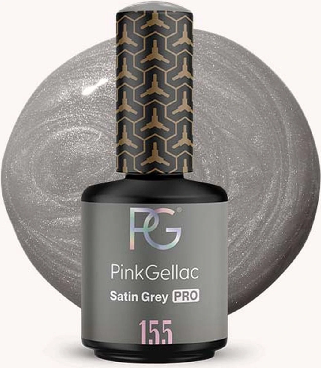 Pink Gellac - Satin Grey - Gellak - Vegan - Grijs - Glanzend - 15ml 11 Pink Gellac - Satin Grey - Gellak - Vegan - Grijs - Glanzend - 15ml - Afbeelding 9