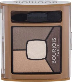 Bourjois Smoky Stories Oogschaduw Quatuor Oogschaduw - 06 Upside Brown -Cosmeticawinkel 1053x1200