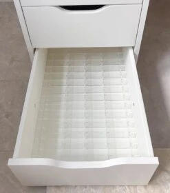 Jumanah® Collections "Sorted" - Large - Set A - Make Up Organizer Ladeverdeler Transparant Acryl- Ikea Alex 5 Ladeblok -Cosmeticawinkel 1058x1200 4