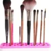 Make Up Organizer - Roze - Make Up Holder - Kwasten Organizer - Make Up Houder - Nagellak/Lipstick Organizer - Lippenstift Houder - Siliconen