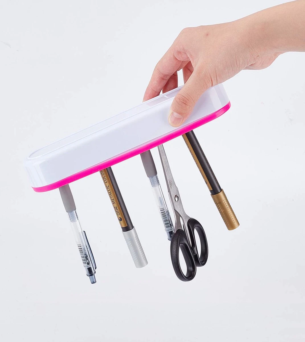 Make Up Organizer - Roze - Make Up Holder - Kwasten Organizer - Make Up Houder - Nagellak/Lipstick Organizer - Lippenstift Houder - Siliconen 6 Make Up Organizer - Roze - Make Up Holder - Kwasten Organizer - Make Up Houder - Nagellak/Lipstick Organizer - Lippenstift Houder - Siliconen - Afbeelding 4