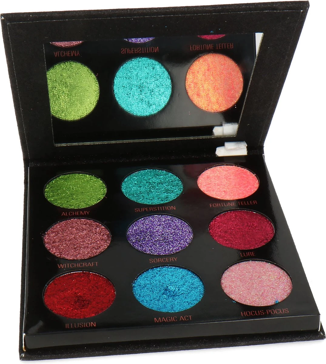 Makeup Revolution Pressed Glitter Oogschaduw Palette - Abracadabra 3 Makeup Revolution Pressed Glitter Oogschaduw Palette - Abracadabra