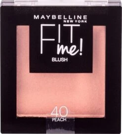 Maybelline Fit Me Blush - 40 Peach - Oranje - Natuurlijk Ogende Rouge -Cosmeticawinkel 1094x1200