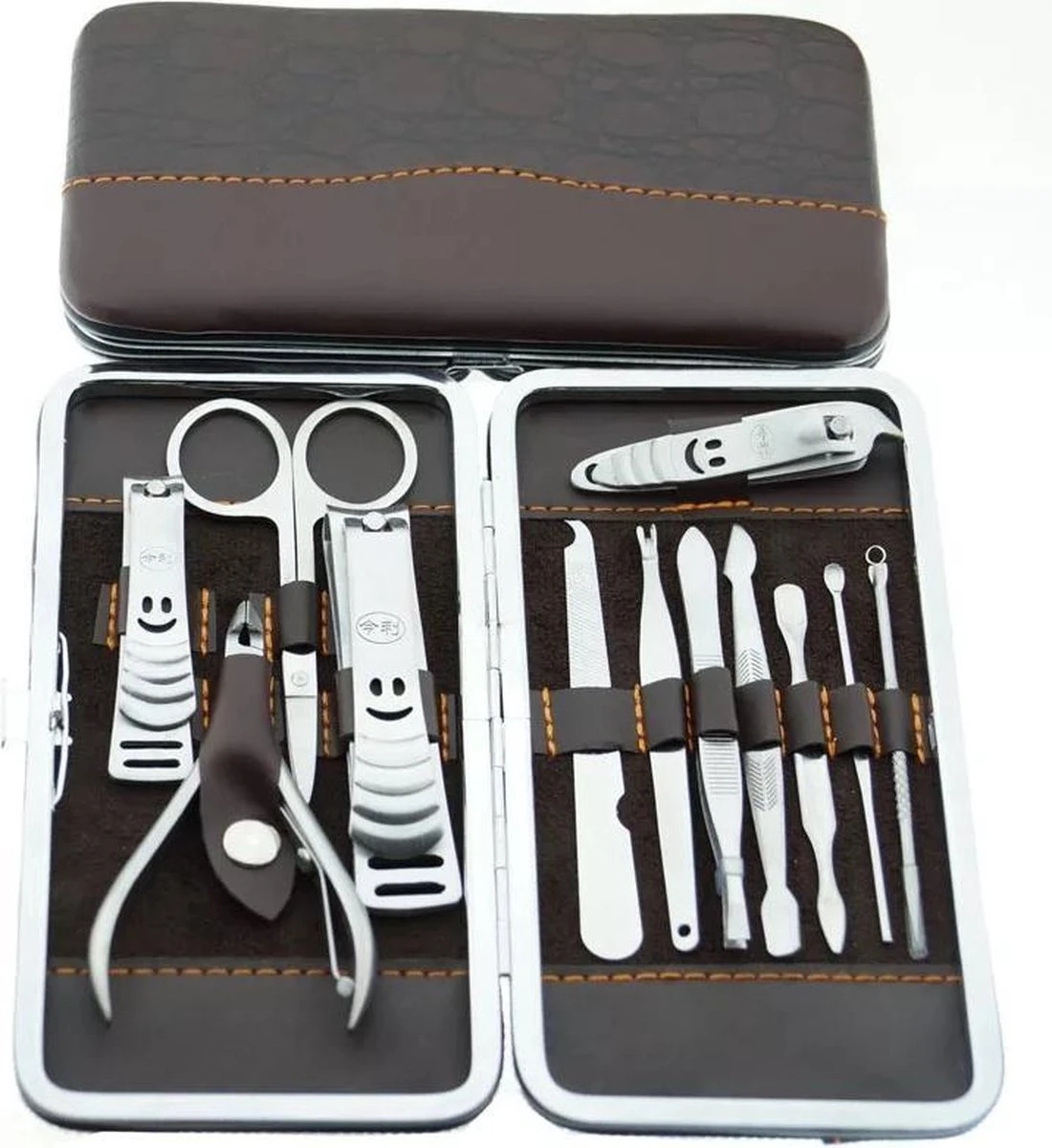 12-delige Luxe Manicureset Ncl Etui Nagelset - Nagelverzorging Set - Reisset - Manicure Set & Pedicur -Nagelverzorging Set 3 12-delige Luxe Manicureset Ncl Etui Nagelset - Nagelverzorging Set - Reisset - Manicure Set & Pedicur -Nagelverzorging Set