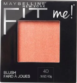 Maybelline Fit Me Blush - 40 Peach - Oranje - Natuurlijk Ogende Rouge -Cosmeticawinkel 1113x1200
