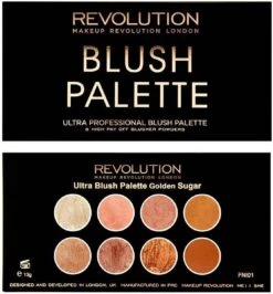 MAKEUP REVOLUTION Ultra Blush Palette Golden Sugar, 13 G -Cosmeticawinkel 1114x1200 4
