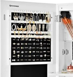 Nancy's Make-up Organizer – Sieraden & Spiegelkast – Spiegelkast, Deur & Wandhouder Met Binnenspiegel – Make-up Opbergen -Cosmeticawinkel 1133x1200 4