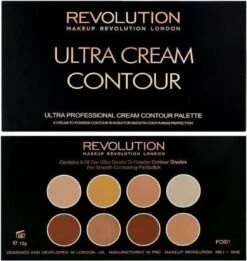 Makeup Revolution Ultra Cream Contour Palette -Cosmeticawinkel 1135x1200 1