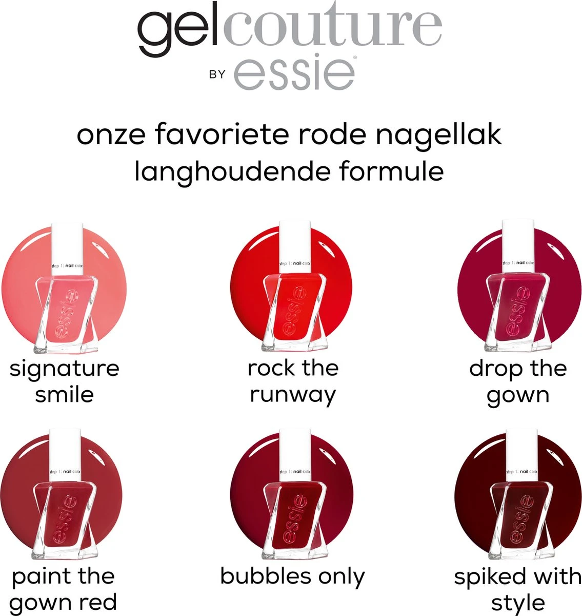 Essie Gel Couture - 270 Rock The Runway - Rood - Glanzende Nagellak Met Gel Effect - 13,5 Ml 9 Essie Gel Couture - 270 Rock The Runway - Rood - Glanzende Nagellak Met Gel Effect - 13,5 Ml - Afbeelding 8