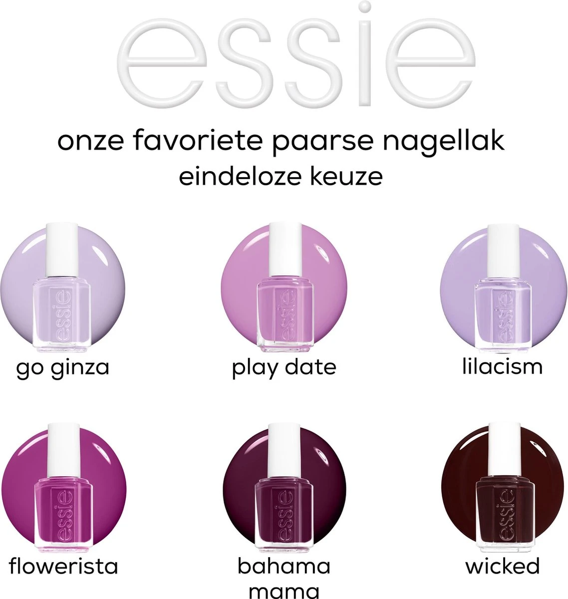 Essie Spring Collection Classic - 363 Flowerista - Paars - Glanzende Nagellak - 13,5 Ml 7 Essie Spring Collection Classic - 363 Flowerista - Paars - Glanzende Nagellak - 13,5 Ml - Afbeelding 5