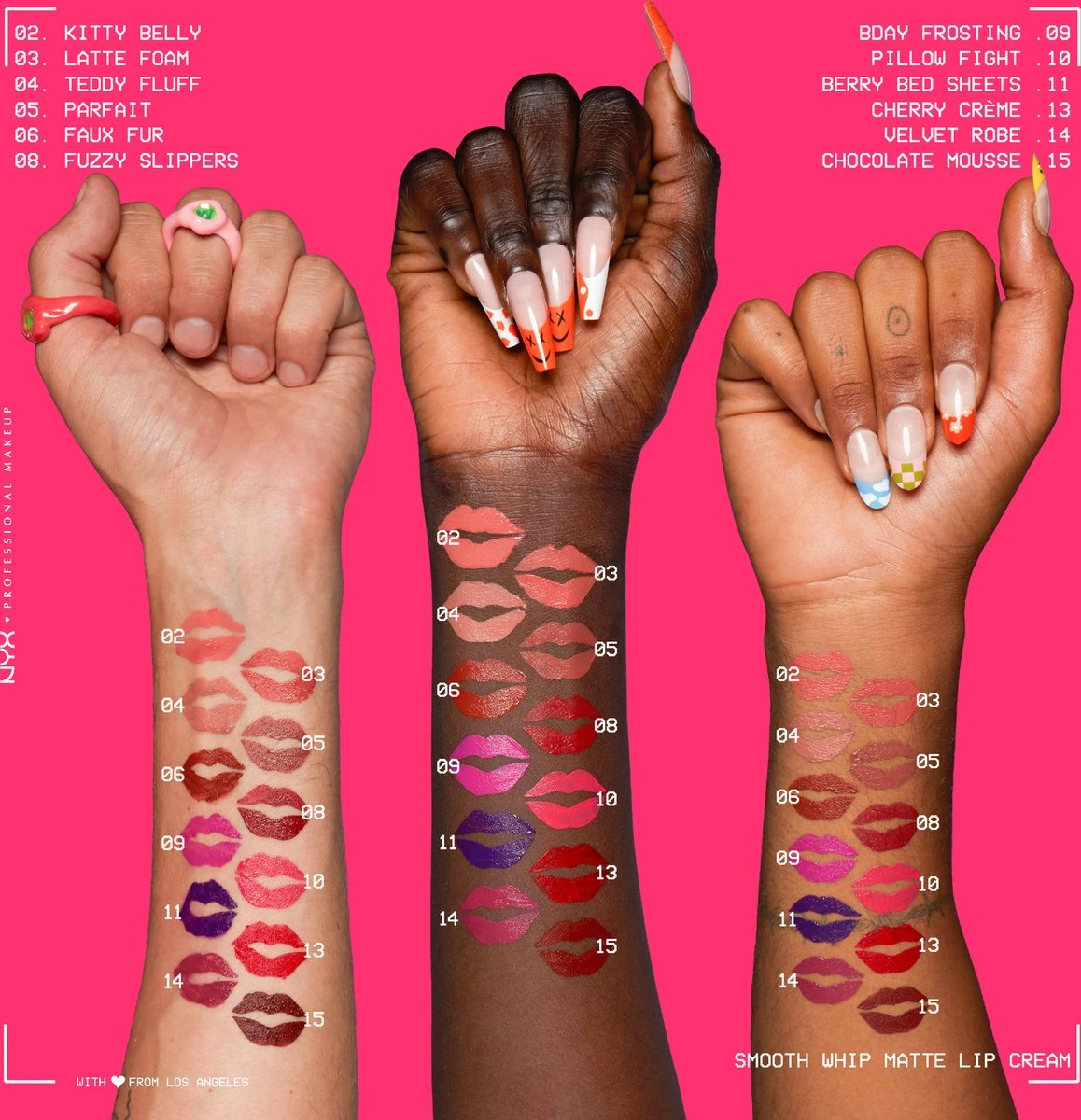 NYX Professional Makeup - Smooth Whip Matte Lip Cream Birthday Frosting - Vloeibare Lippenstift - 4ML 5 NYX Professional Makeup - Smooth Whip Matte Lip Cream Birthday Frosting - Vloeibare Lippenstift - 4ML - Afbeelding 3