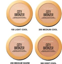 Maybelline City Bronzer Bronzer & Countour Powder - 100 Light Cool - Bronzing En Contouring Poeder - 51,4 Gr. -Cosmeticawinkel 1160x1200 2