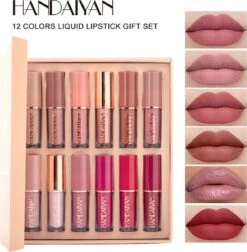 HANDAIYAN | Set Van 12 | Liquid Lipsticks | Matte Lippenstift | Vloeibare Lippenstift | Waterproof | Make Up Set | Geschenkset | Giftset | Lipstick | Lippenstift | Lipgloss 7 HANDAIYAN | Set Van 12 | Liquid Lipsticks | Matte Lippenstift | Vloeibare Lippenstift | Waterproof | Make Up Set | Geschenkset | Giftset | Lipstick | Lippenstift | Lipgloss -Cosmeticawinkel 1177x1200 2