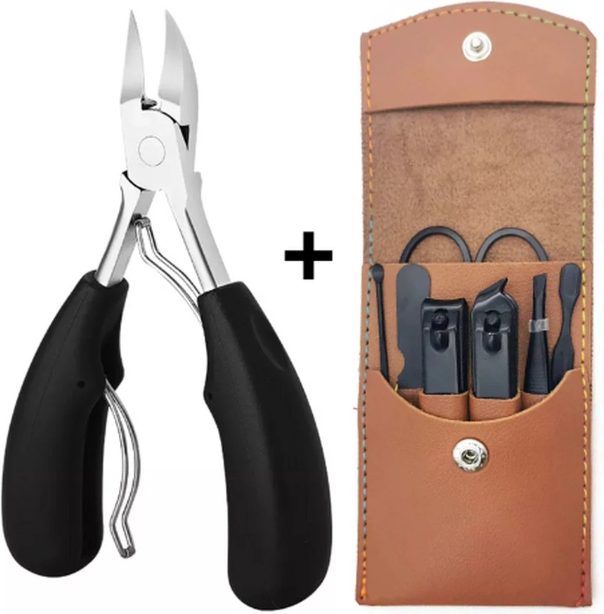 7-in-1 Professionele Manicureset | Pedicureset | Ingegroeide Teennagel / Kalknagel Schaar / Knipper | Manicure Nagelknipper | Pedicure / Manicureset | Complete Nagelgarnituur | Nagelknipper / Nageltang 3 7-in-1 Professionele Manicureset | Pedicureset | Ingegroeide Teennagel / Kalknagel Schaar / Knipper | Manicure Nagelknipper | Pedicure / Manicureset | Complete Nagelgarnituur | Nagelknipper / Nageltang