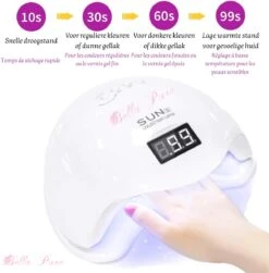 Bella Pure 48W Nageldroger - Vinger- En Teennagels - Bewegingssensor En Timer - 24 LED's 12 Bella Pure 48W Nageldroger - Vinger- En Teennagels - Bewegingssensor En Timer - 24 LED's -Cosmeticawinkel 1180x1200 7