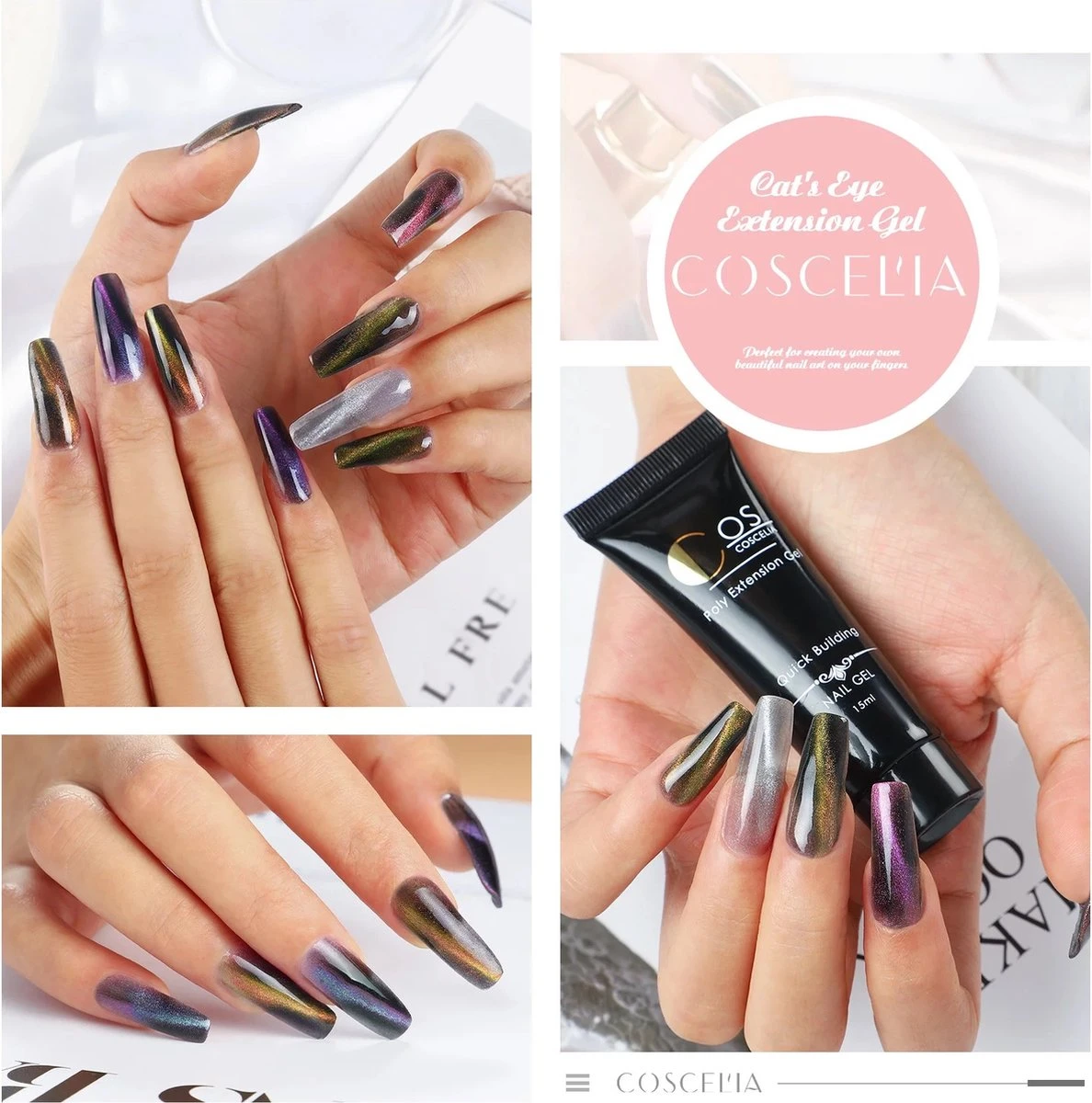 Polygel- 5+1 KLEUREN SET- Polygel Kit- Polygel Nagels- Polygel Kleuren 6 Polygel- 5+1 KLEUREN SET- Polygel Kit- Polygel Nagels- Polygel Kleuren - Afbeelding 4