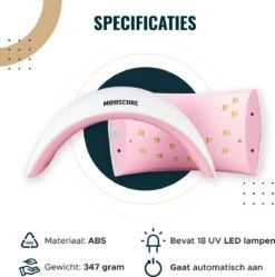 MOOSCARE 36 Watt LED Lamp Voor Gellak Nagels – Nageldroger – Gellak Lamp - UV Lamp Gelnagels - Nail Art Nagellamp - Gel Nagellak Nageldroger -Cosmeticawinkel 1191x1200 20