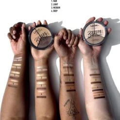 NYX Professional Makeup 3 Steps To Sculpt Face Sculpting Palette - Light 3STS02 - Highlighter En Contouring Make-up - 15 Gr 10 NYX Professional Makeup 3 Steps To Sculpt Face Sculpting Palette - Light 3STS02 - Highlighter En Contouring Make-up - 15 Gr -Cosmeticawinkel 1193x1200 3