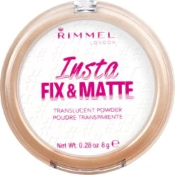 Rimmel London Insta Fix & Matte Make-uppoeder - 01 Clear -Cosmeticawinkel 1198x1200 3
