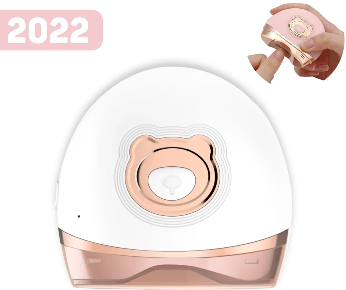 Vulpes BeautyCare® Elektrische Nagelknipper - Nagelschaar Met Opvangbakje – Veilige Nagelschaar Voor Baby’s, Kinderen, Volwassenen En Ouderen - Draadloos En Geruisloos – USB-Oplaadbaar – Rosé / Wit 3 Vulpes BeautyCare® Elektrische Nagelknipper - Nagelschaar Met Opvangbakje – Veilige Nagelschaar Voor Baby’s, Kinderen, Volwassenen En Ouderen - Draadloos En Geruisloos – USB-Oplaadbaar – Rosé / Wit