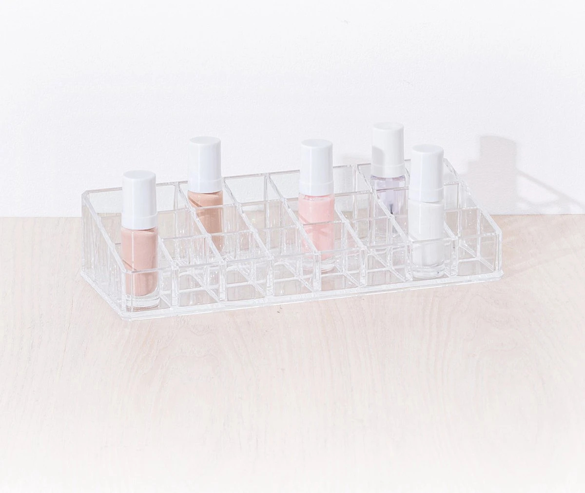 Five® Lipstick Houder 24-vaks - Transparant - Sorteervakken 4 Five® Lipstick Houder 24-vaks - Transparant - Sorteervakken - Afbeelding 2