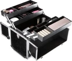 A.T. Shop Cosmeticakoffer, Make-up Koffer, Beauty Case, Bewaren Van Make-up, Nagellak. Zwart 13 A.T. Shop Cosmeticakoffer, Make-up Koffer, Beauty Case, Bewaren Van Make-up, Nagellak. Zwart -Cosmeticawinkel 1200x1016