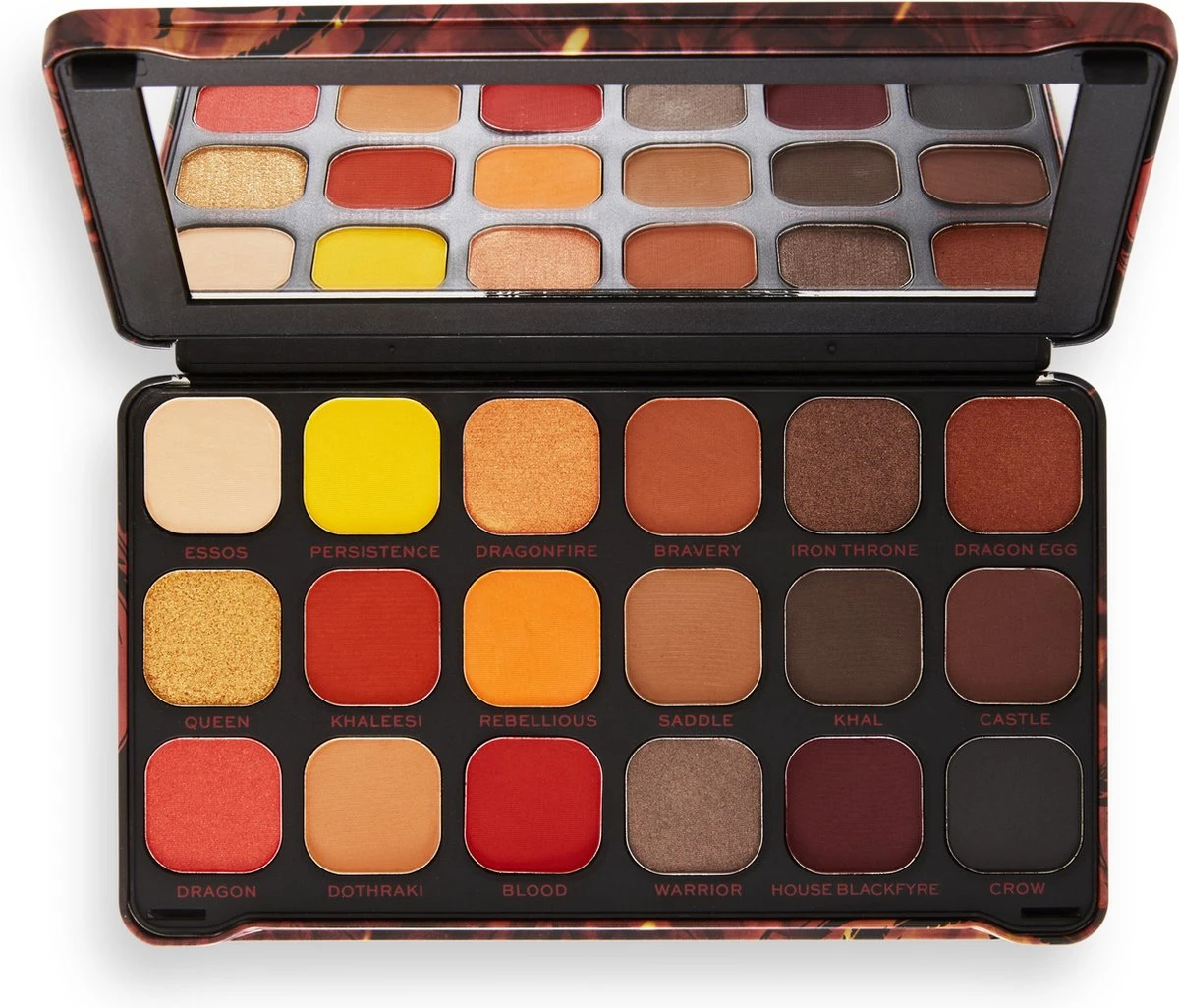 Makeup Revolution X Game Of Thrones Mother Of Dragons Forever Flawless Shadow Palette - Oogschaduw Palette 4 Makeup Revolution X Game Of Thrones Mother Of Dragons Forever Flawless Shadow Palette - Oogschaduw Palette - Afbeelding 2