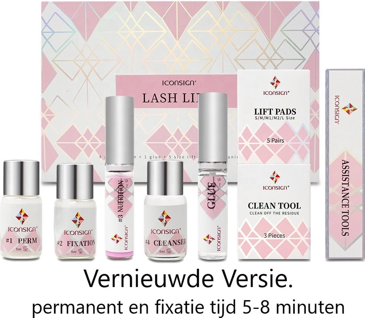 Merkloos Lash Lift Kit - Vernieuwde Wimperlifting Set - Wimperserums Met Wenkbrauw Gel - Lash Lift Set 3 Merkloos Lash Lift Kit - Vernieuwde Wimperlifting Set - Wimperserums Met Wenkbrauw Gel - Lash Lift Set