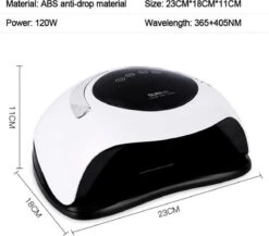 Nageldroger 120 Watt LED UV Inclusief Manicure- Pedicure Set - Professioneel - Nagel Lamp LED - Professionele Nageldroger - Ledlamp - Gel Nagellak - Gelpolish - Gel Nagels - Builder Gel - Acryl -Cosmeticawinkel 1200x1052 3