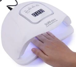 Merkloos 80 Watt UV LED Lamp Nagels - SUN X5 MAX - 45LED - Nagel - UV- LED Lamp - Wit - Nagellamp - Nail Dryer - Nagels - Salon - Lamp - -Cosmeticawinkel 1200x1059