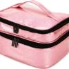 YONO Nagellak Tas - Nagelkoffer Beautycase - Cosmetica Koffer - Manicure Organizer - Roze 1 YONO Nagellak Tas - Nagelkoffer Beautycase - Cosmetica Koffer - Manicure Organizer - Roze -Cosmeticawinkel 1200x1084