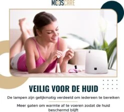 MOOSCARE 36 Watt LED Lamp Voor Gellak Nagels – Nageldroger – Gellak Lamp - UV Lamp Gelnagels - Nail Art Nagellamp - Gel Nagellak Nageldroger -Cosmeticawinkel 1200x1090 3