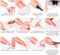 Gelnagels Set MEGA PACK + Nagel Vijl | Gellak Starterspakket | Polygel Kit | Nepnagels | Gellak Set | Nail Art Pakket | UV Gel | Manicure Set | Gel Nagellak Nagel Decoratie | UV Lamp | Starterspakket | Nail Care | Nagelstad -Cosmeticawinkel 1200x1097