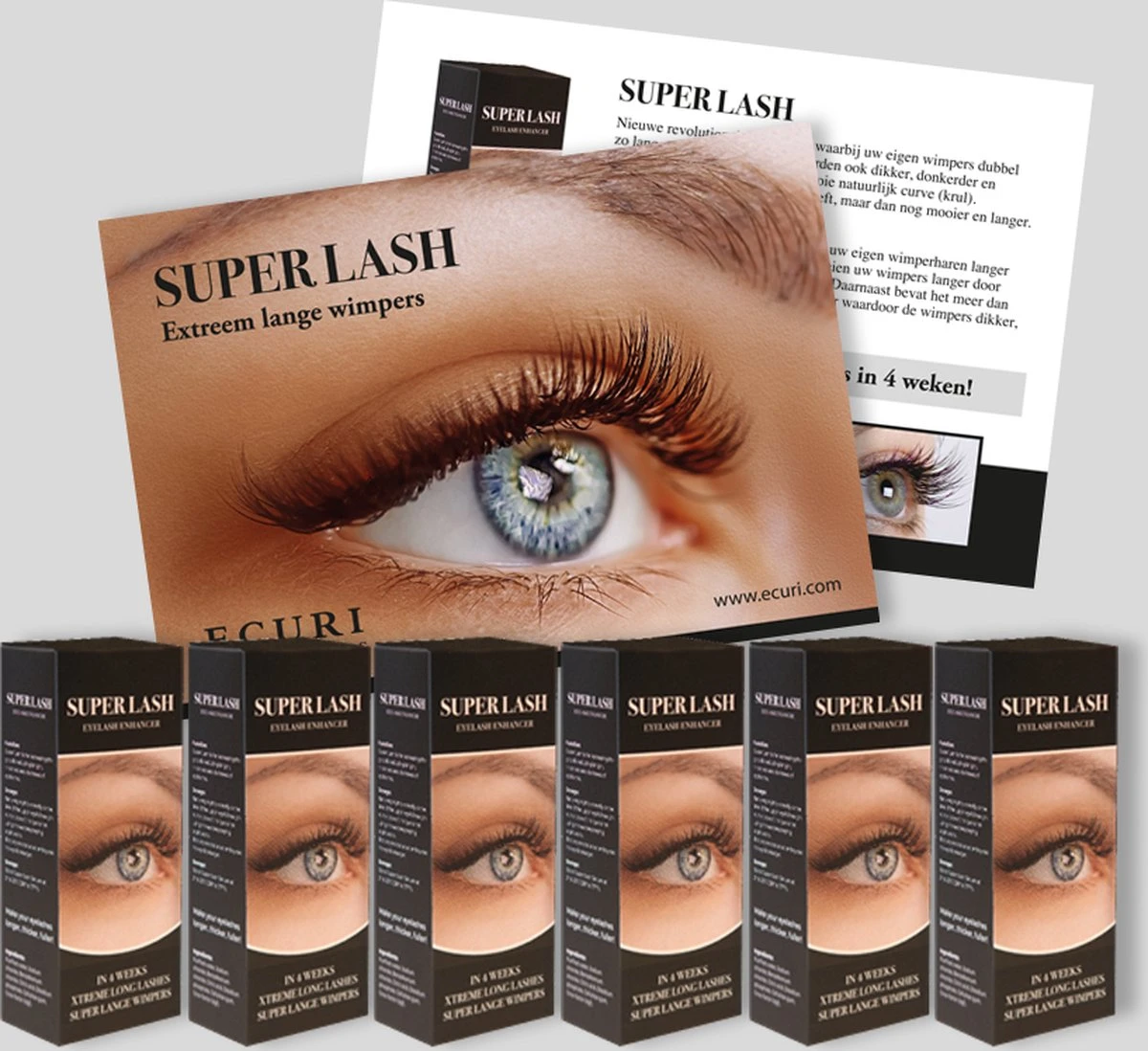 Merkloos Superlash WimperSerum Van Ecuri - Super Lash Wimper Groeimiddel - Wimper Groei Serum 5 Merkloos Superlash WimperSerum Van Ecuri - Super Lash Wimper Groeimiddel - Wimper Groei Serum - Afbeelding 3