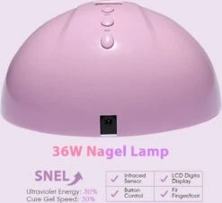 Merkloos Nagel UV Lamp Gelnagels - LED Lamp - Gellak - Nagellak Droger - Nagellak - 36W - Roze -Cosmeticawinkel 1200x1100 6