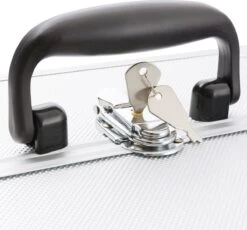 AREBOS Cosmetica Koffer - Beauty Case - Cosmetica Trolley - 15 L - Zilber 18 AREBOS Cosmetica Koffer - Beauty Case - Cosmetica Trolley - 15 L - Zilber -Cosmeticawinkel 1200x1116 2