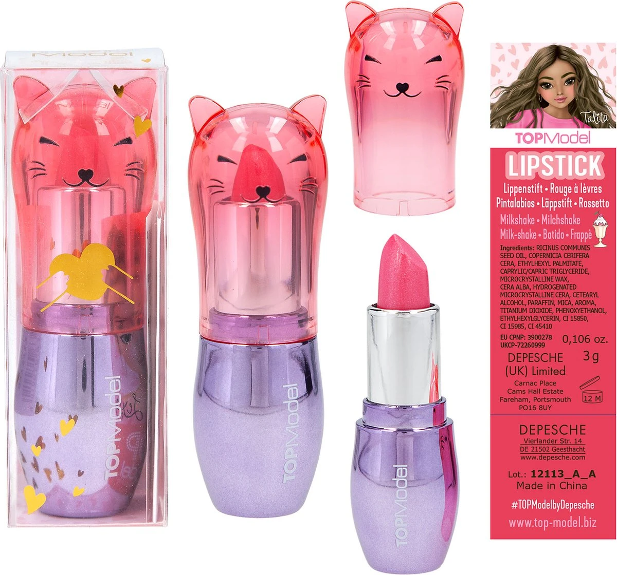 Depesche TOPModel Lippenstift BEAUTY GIRL 5 Depesche TOPModel Lippenstift BEAUTY GIRL - Afbeelding 3