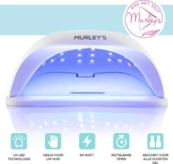 Murley’s Pro Dual Nagellamp Gellak Nageldroger - UV LED Nagel Lamp - 54 Watt - 36 LED’s -Cosmeticawinkel 1200x1134 2
