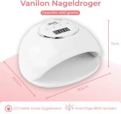 Vanilon UV Lamp Gelnagels - Gellak Nagel Droger - 86W LED - 2,5 Meter Snoer 18 Vanilon UV Lamp Gelnagels - Gellak Nagel Droger - 86W LED - 2,5 Meter Snoer -Cosmeticawinkel 1200x1138 7
