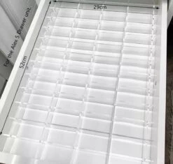Jumanah® Collections "Sorted" - Large - Set A - Make Up Organizer Ladeverdeler Transparant Acryl- Ikea Alex 5 Ladeblok -Cosmeticawinkel 1200x1143 9