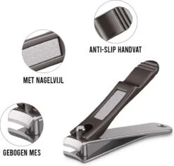 Nagelknipper Set Van 2 Voor Vingernagels En Teennagels Teennagelknipper - RVS -Cosmeticawinkel 1200x1147 1