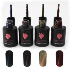 Merkloos #CATEYESERIE - Influence Gellac - Rode Gellak - Groene Gellak - Blauwe Gellak - Gellak Rood UV - Gellak Groen UV - Gellak Blauw UV - UV Gellak - Gel Nagellak - Kado Vrouw - Valentijns Cadeau - Kado Voor Haar - 3 X 10 Ml