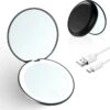 Led-verlichte Oplaadbare Compacte Make-up Spiegel Rond |1 X 2 X Vergroting | Make-upspiegel | Zakspiegel | Handspiegel | Reisspiegel | Dimbaar|als Cadeau | USB-lader | Rond | Zwart 2 Led-verlichte Oplaadbare Compacte Make-up Spiegel Rond |1 X 2 X Vergroting | Make-upspiegel | Zakspiegel | Handspiegel | Reisspiegel | Dimbaar|als Cadeau | USB-lader | Rond | Zwart -Cosmeticawinkel 1200x1148 6