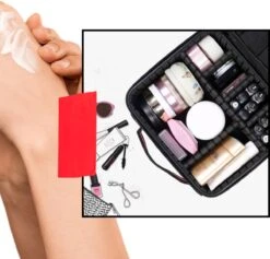 Mmoods Make-up Koffer – Make Up Tas Reizen – Makeup Organizer Verstelbaar -Beautycase Waterdicht – Make-up Tasje Voor Onderweg – Toilettas Voor Cosmetica Zwart 16 Mmoods Make-up Koffer – Make Up Tas Reizen – Makeup Organizer Verstelbaar -Beautycase Waterdicht – Make-up Tasje Voor Onderweg – Toilettas Voor Cosmetica Zwart -Cosmeticawinkel 1200x1150 5