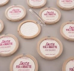 Rimmel London Insta Fix & Matte Make-uppoeder - 01 Clear -Cosmeticawinkel 1200x1152