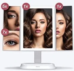 Merkloos Make-up Spiegel Met LED Verlichting 10x Vergroot 8 Merkloos Make-up Spiegel Met LED Verlichting 10x Vergroot -Cosmeticawinkel 1200x1153 1