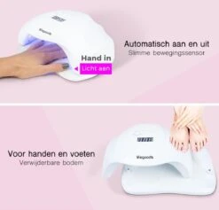 LifeGoods Nageldroger - Voor Gelnagels - 36 LED's - 54W 14 LifeGoods Nageldroger - Voor Gelnagels - 36 LED's - 54W -Cosmeticawinkel 1200x1153 4