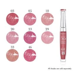 Bourjois Gloss Effet 3D Effect Lipgloss - 03 Brun Rose Academic -Cosmeticawinkel 1200x1164 21